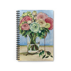 Floral Support spiral notebook