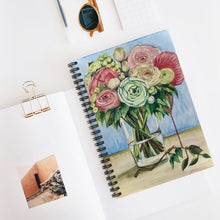 Load image into Gallery viewer, Floral Support spiral notebook
