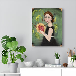Heart-Beet Stretched Canvas