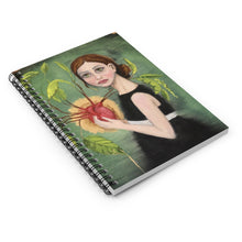 Load image into Gallery viewer, Heart-Beet spiral notebook
